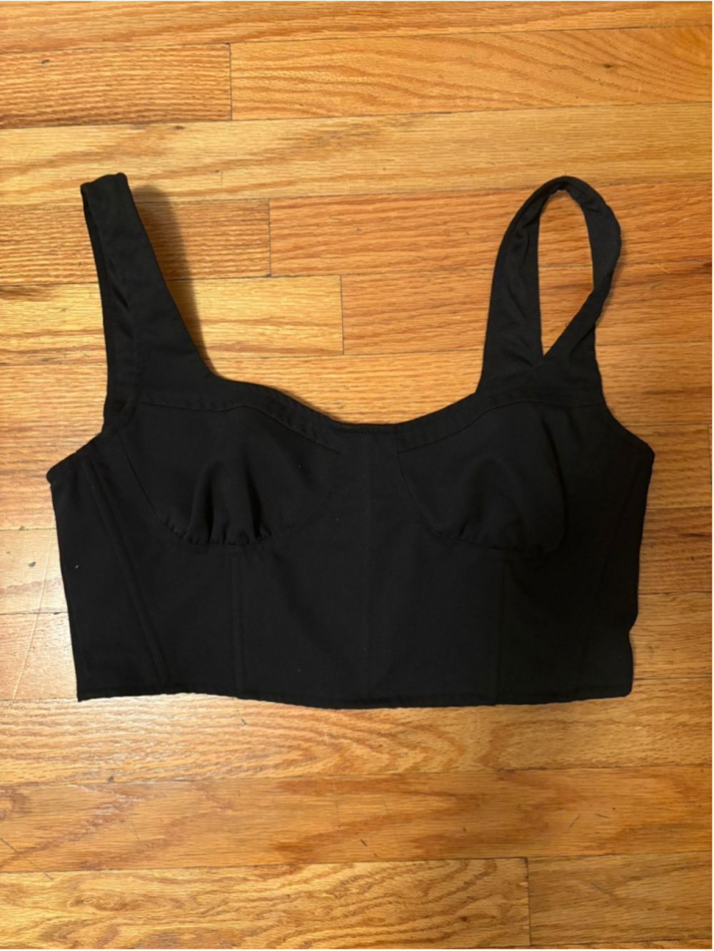 Women's L.A. Heartist Black Corset Top Size M